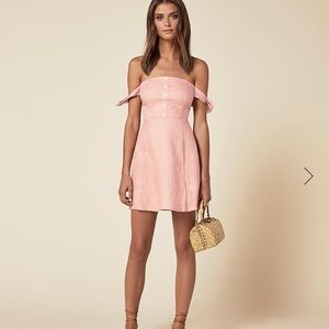 Reformation Arnaut linen dress in femme size 2